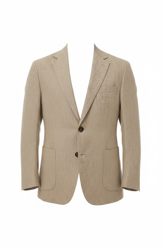 Ghost mannequin blazer écru v3