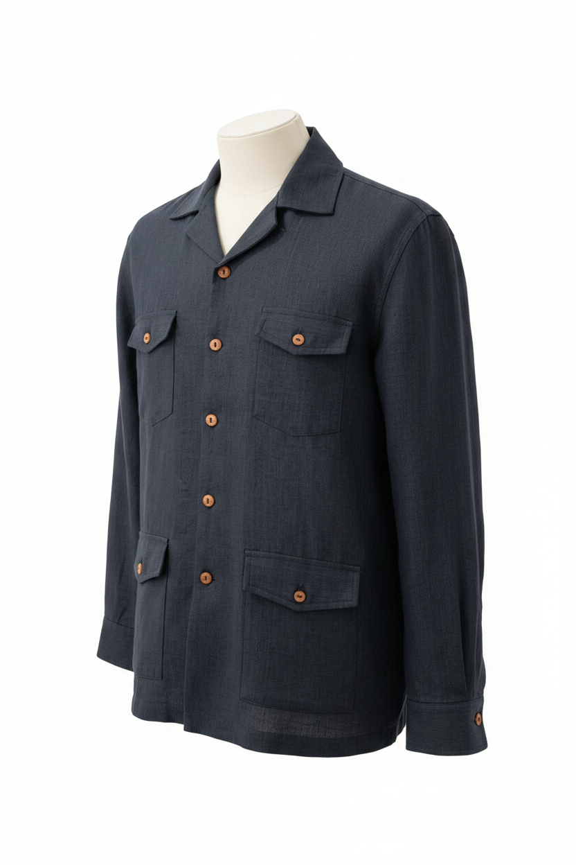 Ghost mannequin blu navy