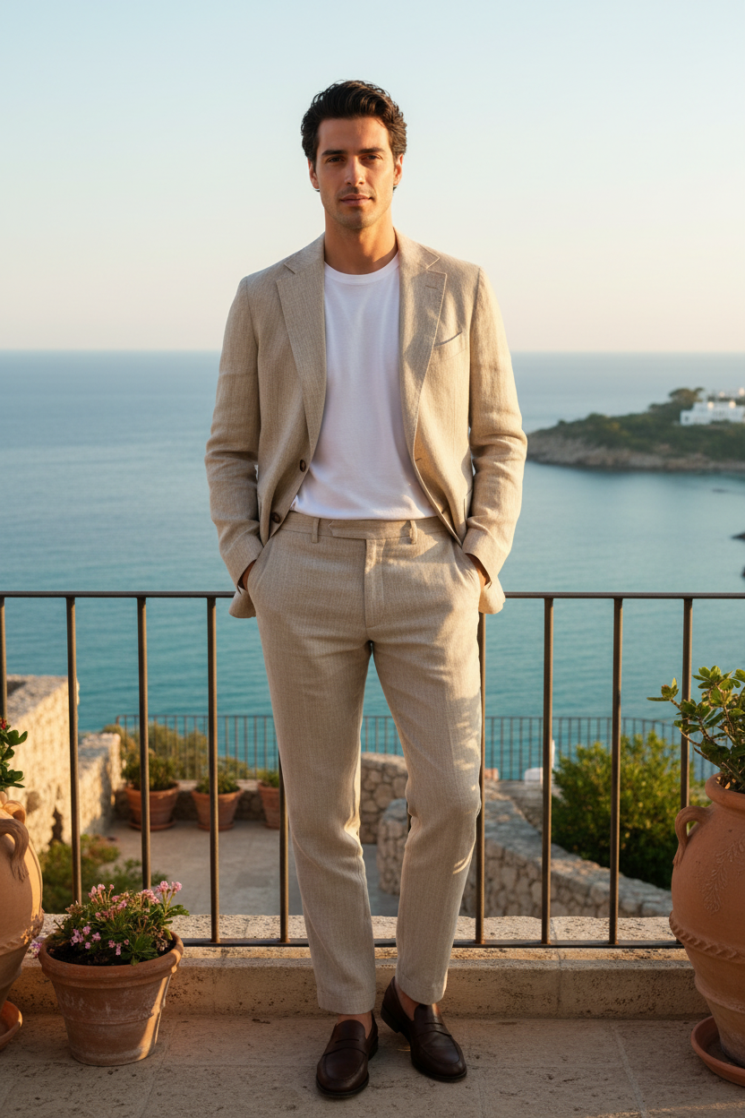 Modello blazer aperto écru